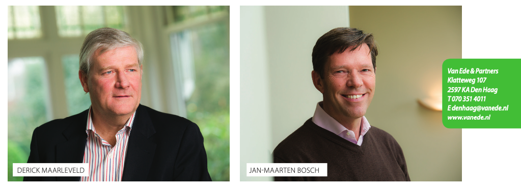 Derick Maarleveld en Jan Maarten Bosch Van Ede & Partners Den Haag